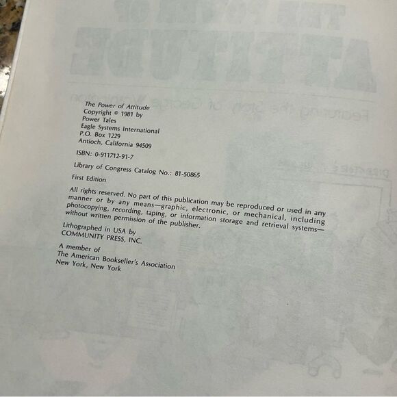 VTG The Power of Attitude- Ft the Story of George Washington by P Metten Tales - Picture 7 of 15